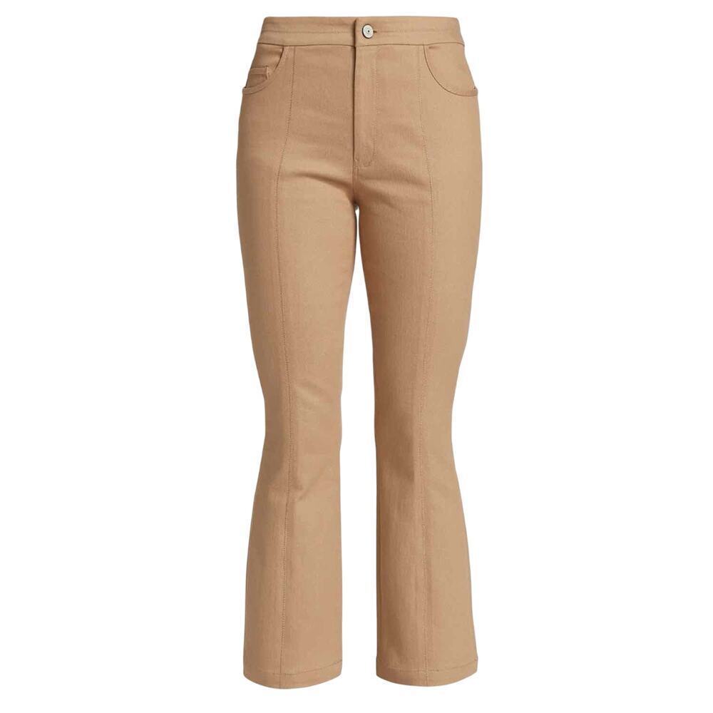 Cinq à Sept Dennis High-Waisted Cropped Pants Sahara Size 0